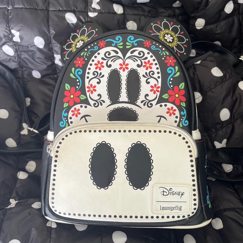 Loungefly Mickey Mouse Dia de Los Muertos Backpack